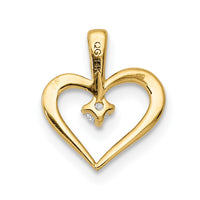 Load image into Gallery viewer, 14k AA .02ct. Diamond Heart Pendant
