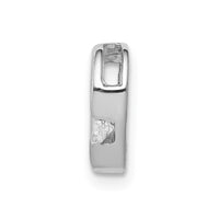 Load image into Gallery viewer, 14k White Gold 1/20ct. Diamond Heart Chain Slide
