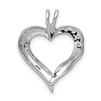 Load image into Gallery viewer, 14k White Gold Diamond Fancy Heart Pendant
