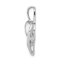 Load image into Gallery viewer, 14k White Gold 1/8ct. Diamond Heart Pendant

