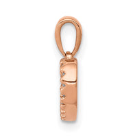 Load image into Gallery viewer, 14k Rose Gold .03ct. Diamond Heart Pendant
