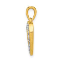 Load image into Gallery viewer, 14k 1/4ct. Diamond Heart Pendant
