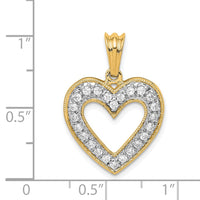 Load image into Gallery viewer, 14k 1/3ct. Diamond Heart Pendant
