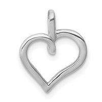 Load image into Gallery viewer, 14k White Gold 1/20ct. Diamond Heart Pendant
