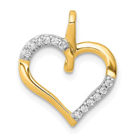 Load image into Gallery viewer, 14k 1/15ct. Diamond Heart Pendant
