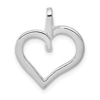 Load image into Gallery viewer, 14k White Gold 1/10ct. Diamond Heart Pendant
