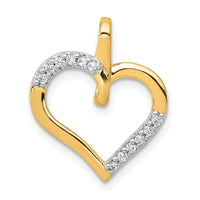 Load image into Gallery viewer, 14k 1/10ct. Diamond Heart Pendant
