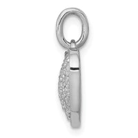 Load image into Gallery viewer, 14k White Gold 1/2ct. Diamond Heart Pendant
