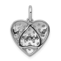 Load image into Gallery viewer, 14k White Gold 1ct. Diamond Heart Pendant
