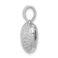 Load image into Gallery viewer, 14k White Gold 3/8ct. Diamond Heart Pendant
