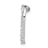 Load image into Gallery viewer, 14k White Gold 1/6ct. Diamond Heart Chain Slide
