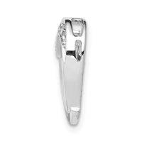 Load image into Gallery viewer, 14k White Gold 1/15ct. Diamond Heart Chain Slide
