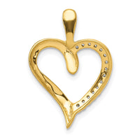 Load image into Gallery viewer, 14k 1/10ct. Diamond Heart Pendant
