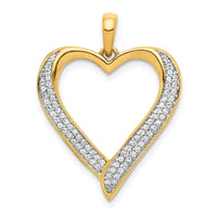 Load image into Gallery viewer, 14k 1/4ct. Diamond Heart Pendant
