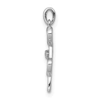 Load image into Gallery viewer, 14k White Gold .01ct. Diamond Four Hearts Pendant
