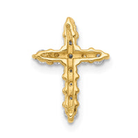 Load image into Gallery viewer, 14k AA 1/3ct. Diamond Cross Pendant
