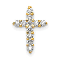 Load image into Gallery viewer, 14k AA 1/3ct. Diamond Cross Pendant
