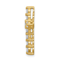 Load image into Gallery viewer, 14k AA 1.25ct. Diamond Cross Chain Slide
