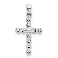 Load image into Gallery viewer, 14k White Gold 1/10ct. Diamond Cross Pendant
