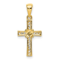 Load image into Gallery viewer, 14k 1/6ct. Diamond Latin Cross Pendant
