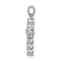 Load image into Gallery viewer, 14k White Gold 1/4ct. Diamond Cross Pendant
