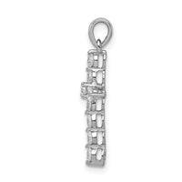 Load image into Gallery viewer, 14k White Gold 1/2ct. Diamond Cross Pendant
