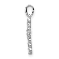 Load image into Gallery viewer, 14k White Gold 1/10ct. Diamond Cross Pendant
