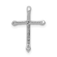 Load image into Gallery viewer, 14k White Gold 1/5ct. Diamond Cross Chain Slide
