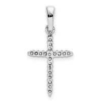 Load image into Gallery viewer, 14k White Gold 1/6ct. Diamond Cross Pendant
