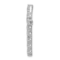 Load image into Gallery viewer, 14k White Gold Diamond Latin Cross Pendant
