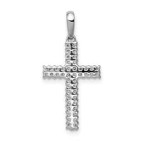 Load image into Gallery viewer, 14k White Gold 1/4ct. Diamond Cross Pendant
