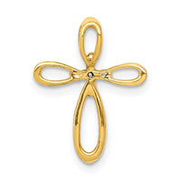 Load image into Gallery viewer, 14k Diamond Cross Slide Pendant
