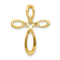 Load image into Gallery viewer, 14k 1/5ct. Diamond Cross Chain Slide
