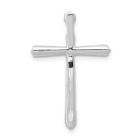 Load image into Gallery viewer, 14k White Gold 1/5ct. Diamond Cross Chain Slide
