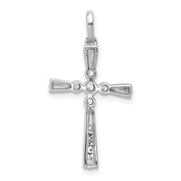 Load image into Gallery viewer, 14k White Gold 1/15ct. Diamond Cross Pendant
