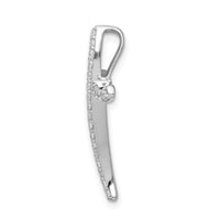 Load image into Gallery viewer, 14k White Gold 1/4ct. Diamond Cross Chain Slide
