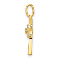 Load image into Gallery viewer, 14k 1/15ct. Diamond Cross Pendant
