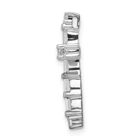 Load image into Gallery viewer, 14k White Gold 1/3ct. Diamond Cross Chain Slide
