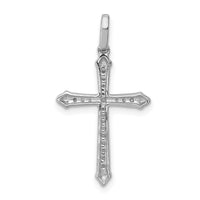 Load image into Gallery viewer, 14k White Gold 1/10ct. Diamond Cross Pendant
