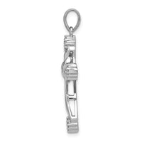 Load image into Gallery viewer, 14k White Gold 1/5ct. Diamond Cross Pendant
