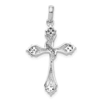 Load image into Gallery viewer, 14k White Gold 1/5ct. Diamond Cross Pendant
