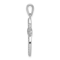 Load image into Gallery viewer, 14k White Gold 1/5ct. Diamond Cross Pendant
