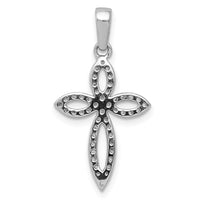 Load image into Gallery viewer, 14k White Gold 1/5ct. Diamond Cross Pendant
