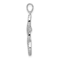 Load image into Gallery viewer, 14k White Gold 1/4ct. Diamond Cross Pendant
