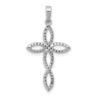 Load image into Gallery viewer, 14k White Gold 1/4ct. Diamond Cross Pendant
