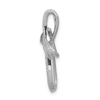 Load image into Gallery viewer, 14k White Gold 1/3ct. Diamond Cross Chain Slide

