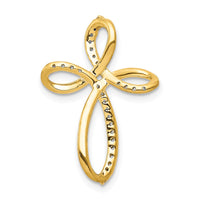 Load image into Gallery viewer, 14k 1/6ct. Diamond Cross Chain Slide
