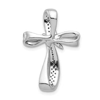 Load image into Gallery viewer, 14k White Gold 1/4ct. Diamond Cross Chain Slide
