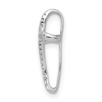 Load image into Gallery viewer, 14k White Gold 1/15ct. Diamond Cross Pendant
