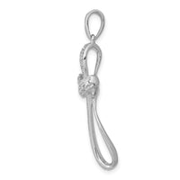 Load image into Gallery viewer, 14k White Gold 1/5ct. Diamond Cross Pendant
